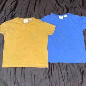 Two Zara boys T shirts